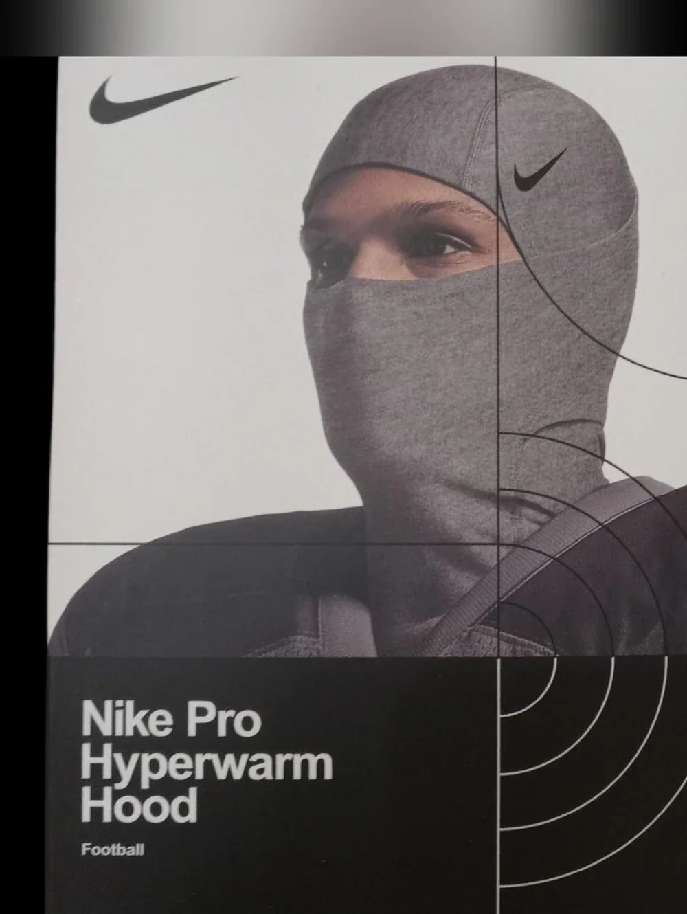 Nike Grey Performance Balaclava Hood NWT